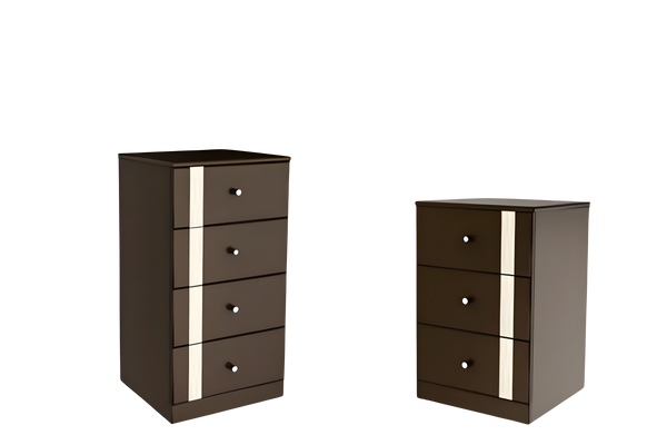 MDF Three & Four Drawer Set