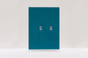 PF 4 Almirah - turquoise blue - Front View